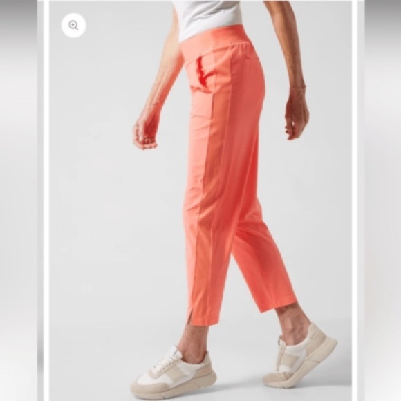 Athleta Pants Brooklyn Ankle Sunset Glow Size 2 - Picture 2 of 8